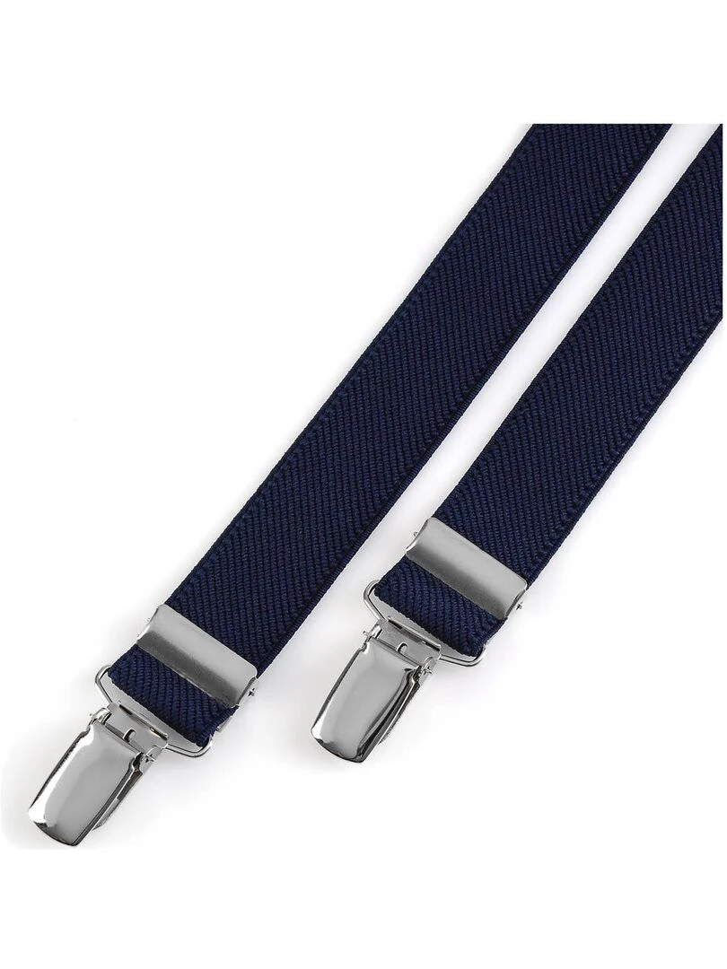 Bretelles slim Mattis Fabriqué en UE Bleu nuit