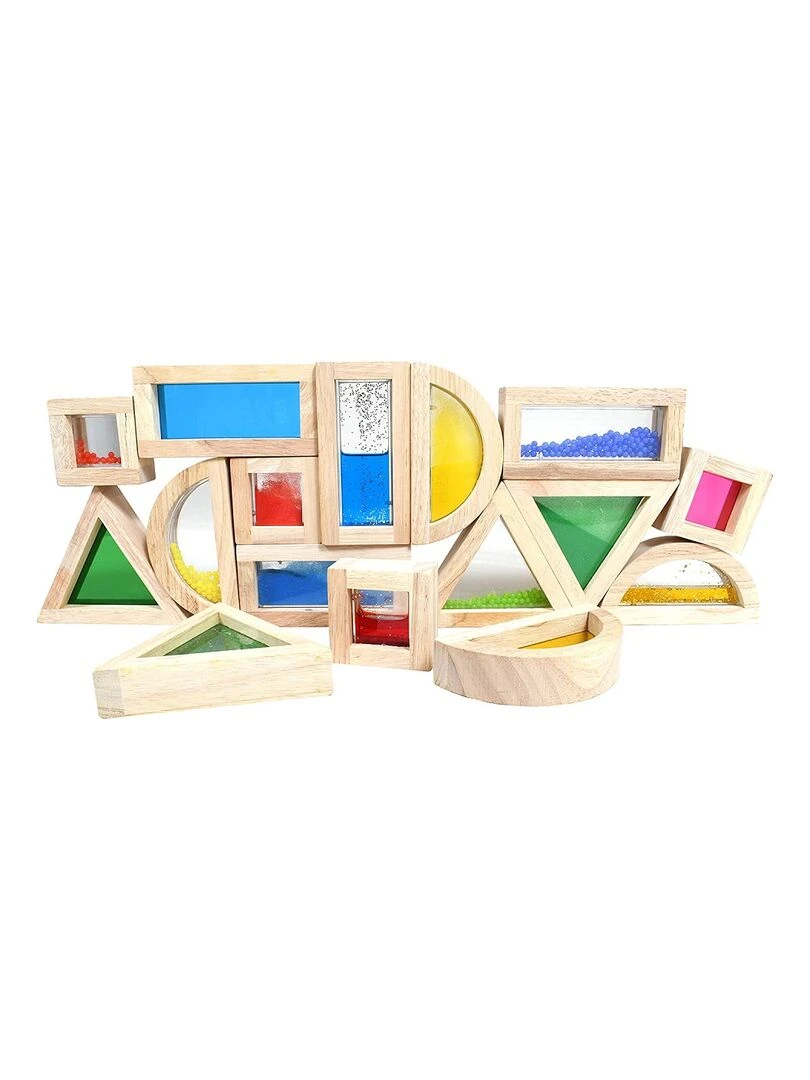 Set de 16 blocs sensoriels Multicolore