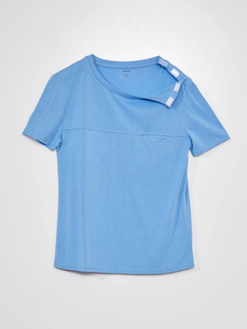 Tee shirt uni   So Easy   Bleu