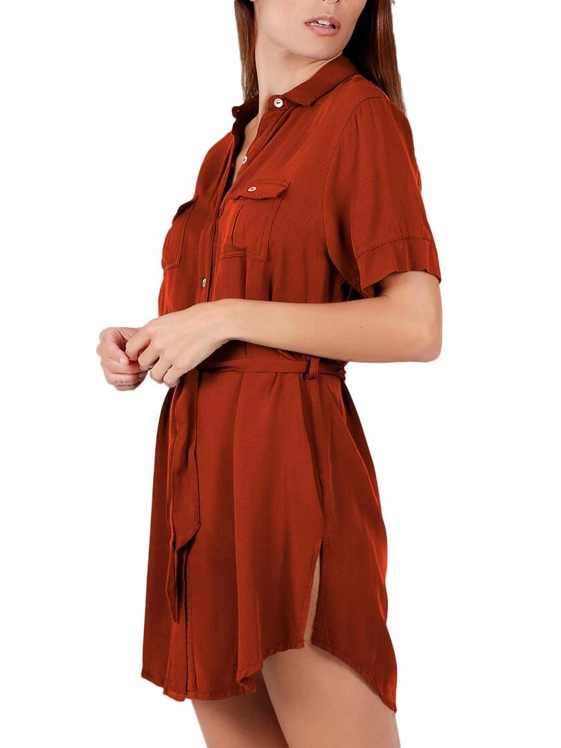 Tunique estivale chemise Dubarry   Rouge