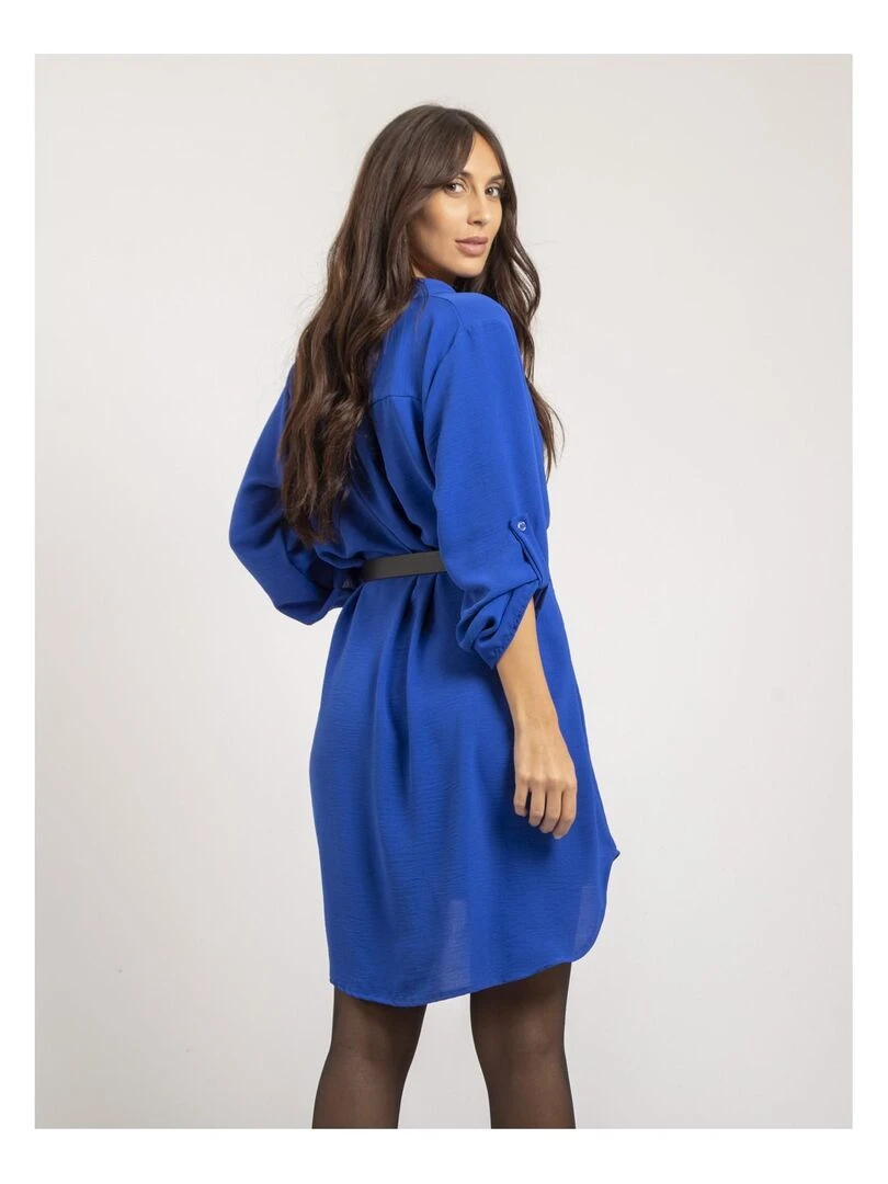 Robe courte ample INAAM Bleu roi