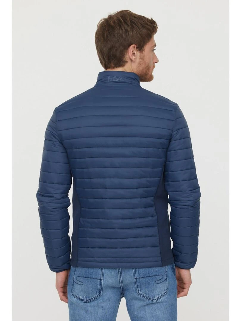 Lee Cooper   Doudoune nylon regular FRESHO   Bleu marine