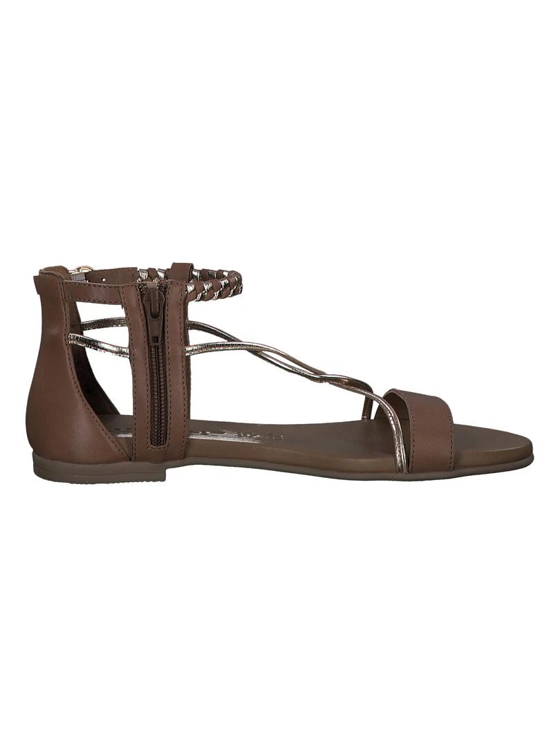 Sandales Cuir Tamaris Touch It   Marron