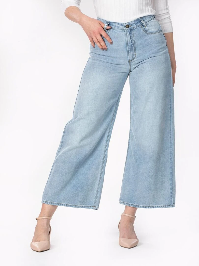 Jeans coupe ample longueur chevilles EDORA 'Rica Lewis' Bleu