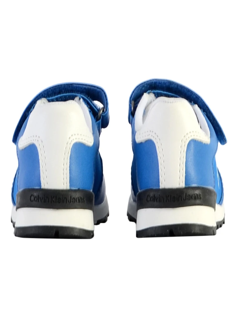 Basket À Scratch Calvin Klein Jeans Enfant Low Cut Lace up   Bleu
