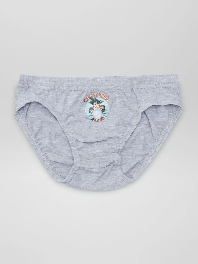 Lot de 3 slips 'Dragon Ball Z'   Gris