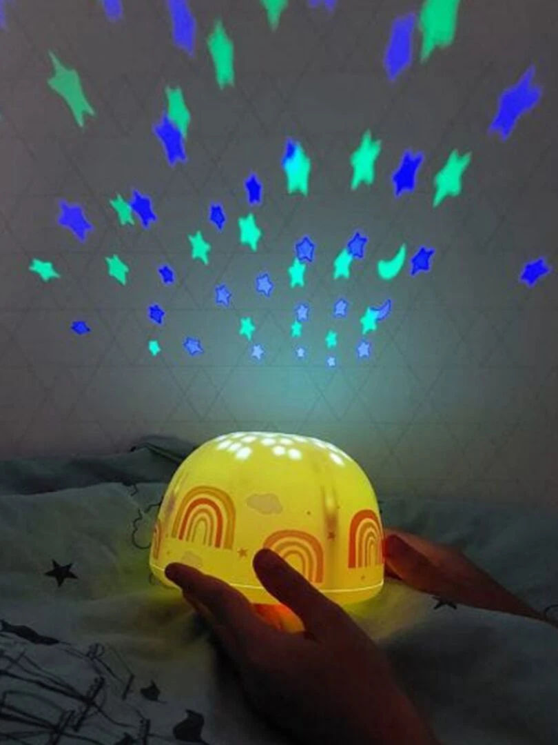 Projecteur d'étoiles Rainbows   Jaune