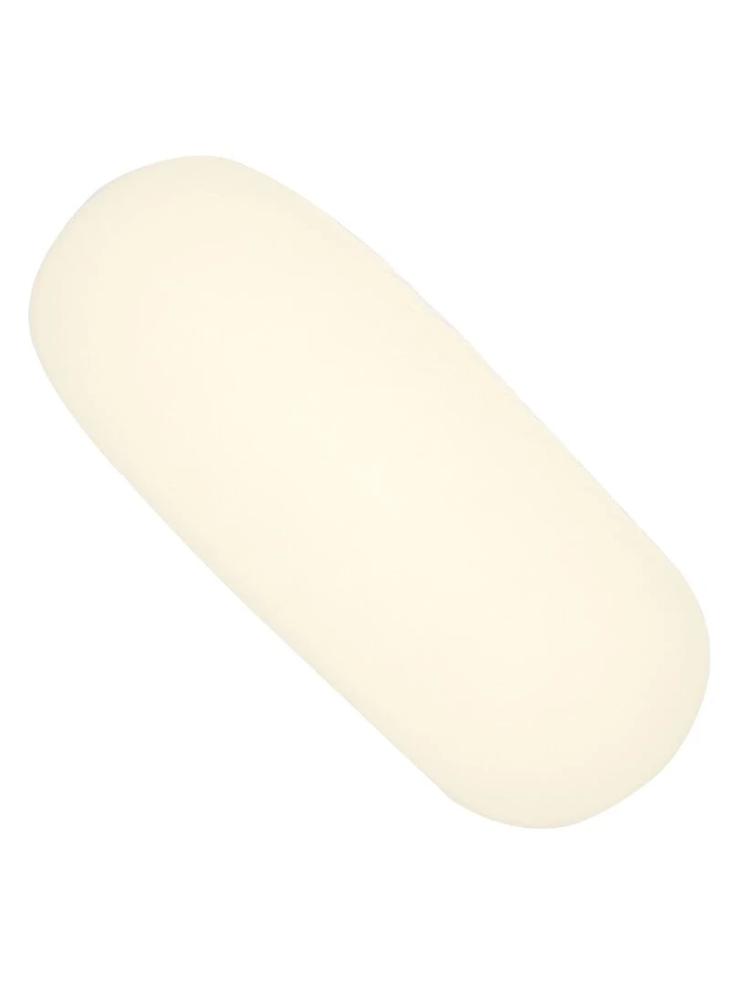 Drap housse couffin ovale en gaze de coton Jeanne Ecru