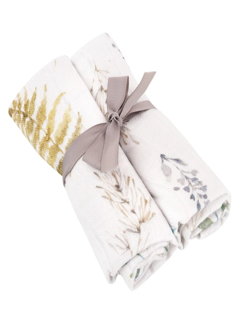 Lot De 2 Langes En Bambou Natura N/A