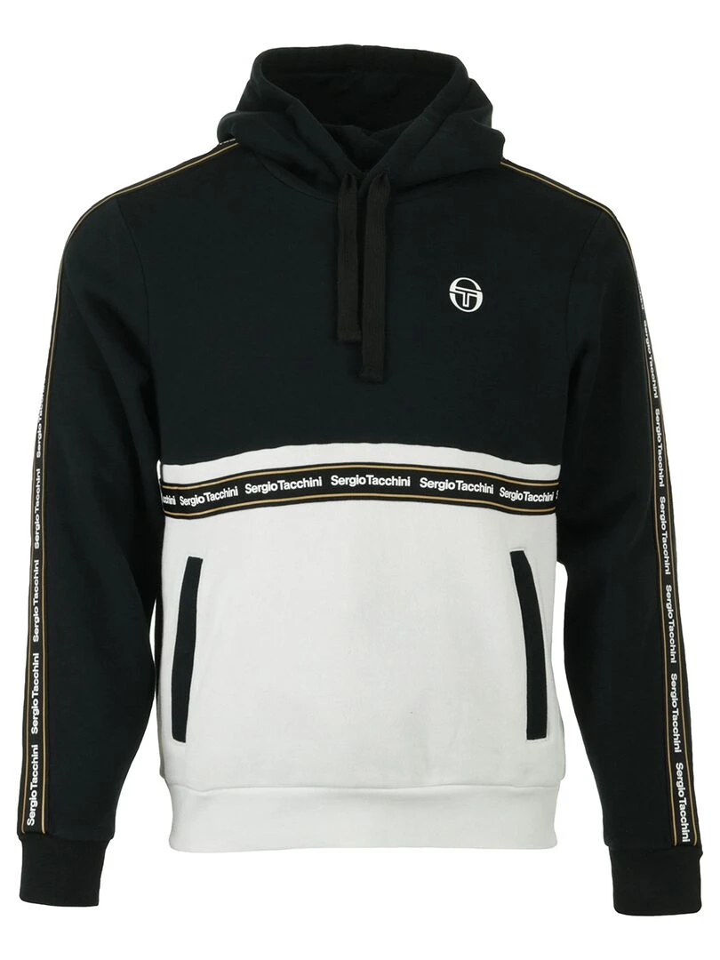 Sweat Meridiano Hoodie Noir Blanc