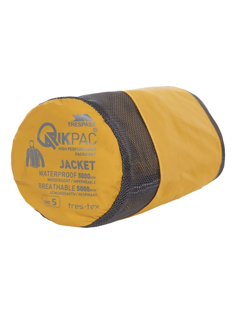 Trespass   Coupe vent pliable QIKPAC   Jaune