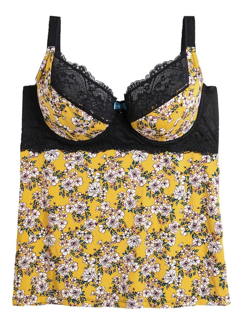 Top à armatures EVITA Pomm'Poire Jaune