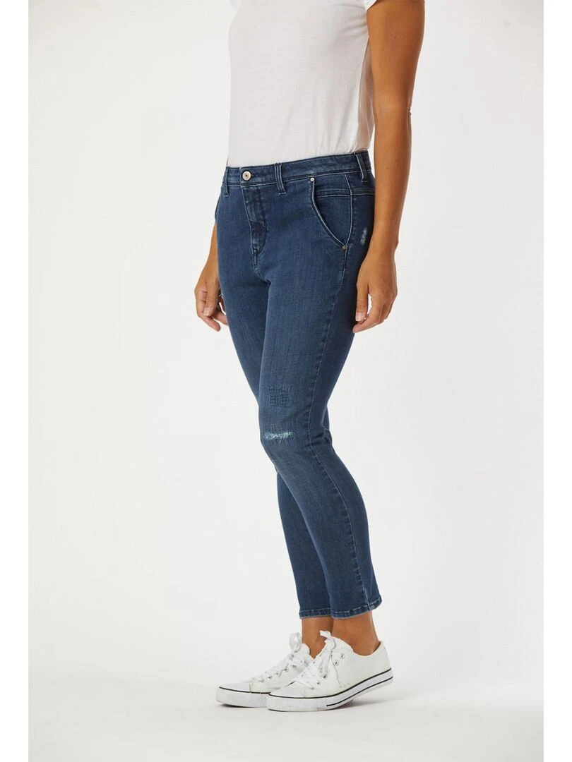 Lee Cooper   Jean coton ajustée JAZY   Bleu