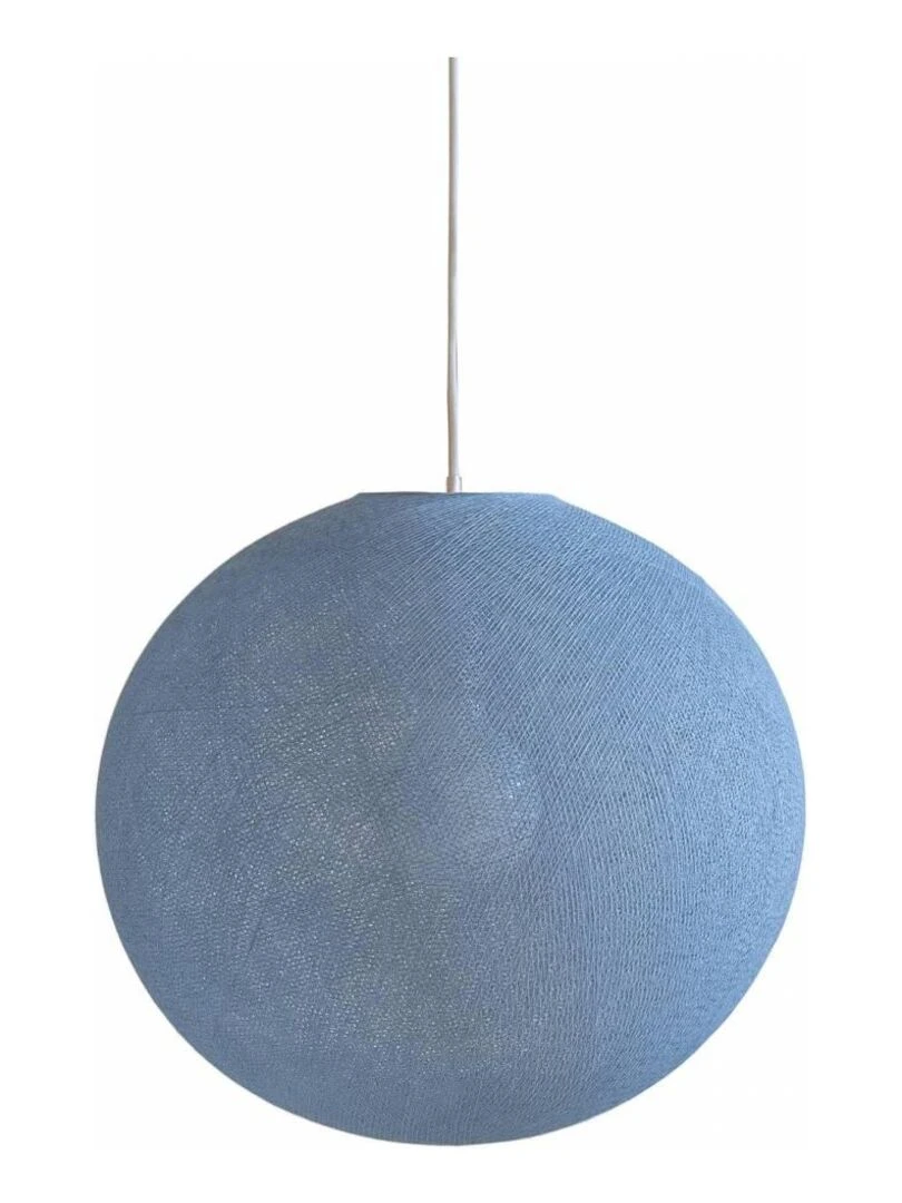 Abat jour Globe 67cm et suspension Bleu céladon