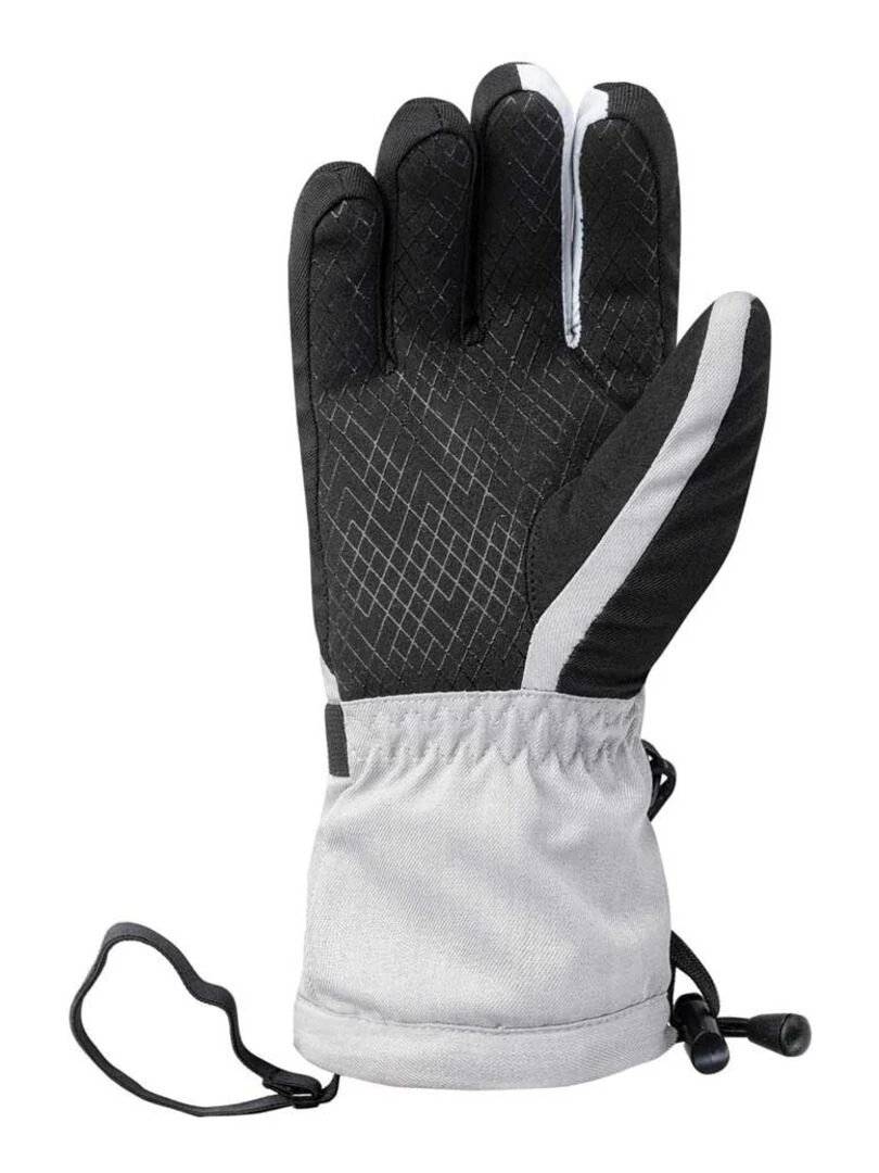 Iguana Gants de ski KANO Gris Noir Noir