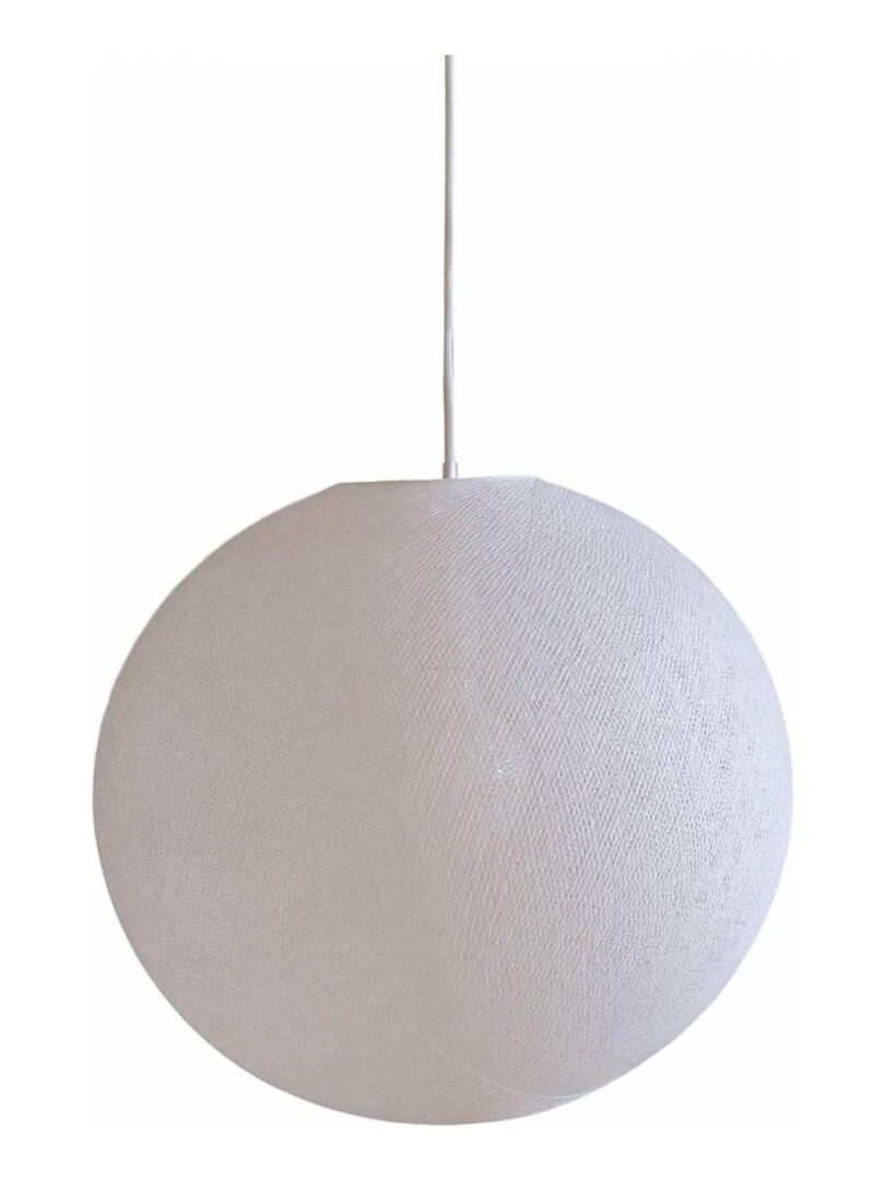 Abat jour Globe 67cm et suspension Rose pâle