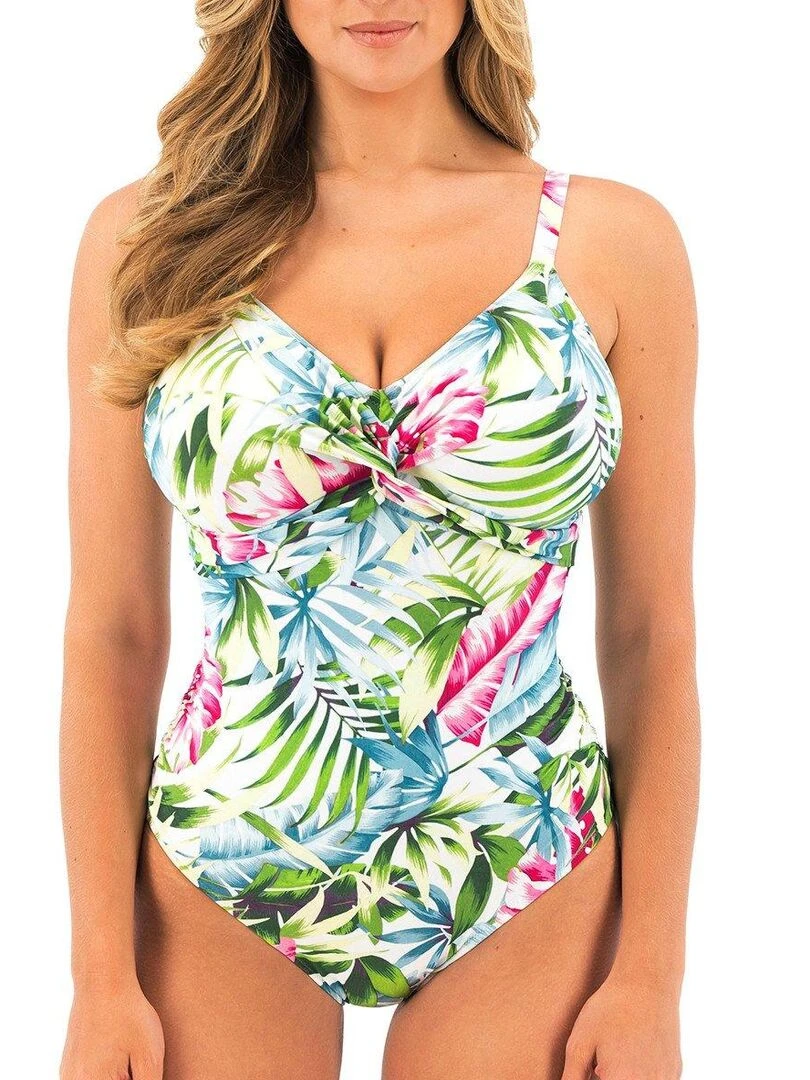 Maillot de bain 1 pièce à armatures Langkawi Blanc