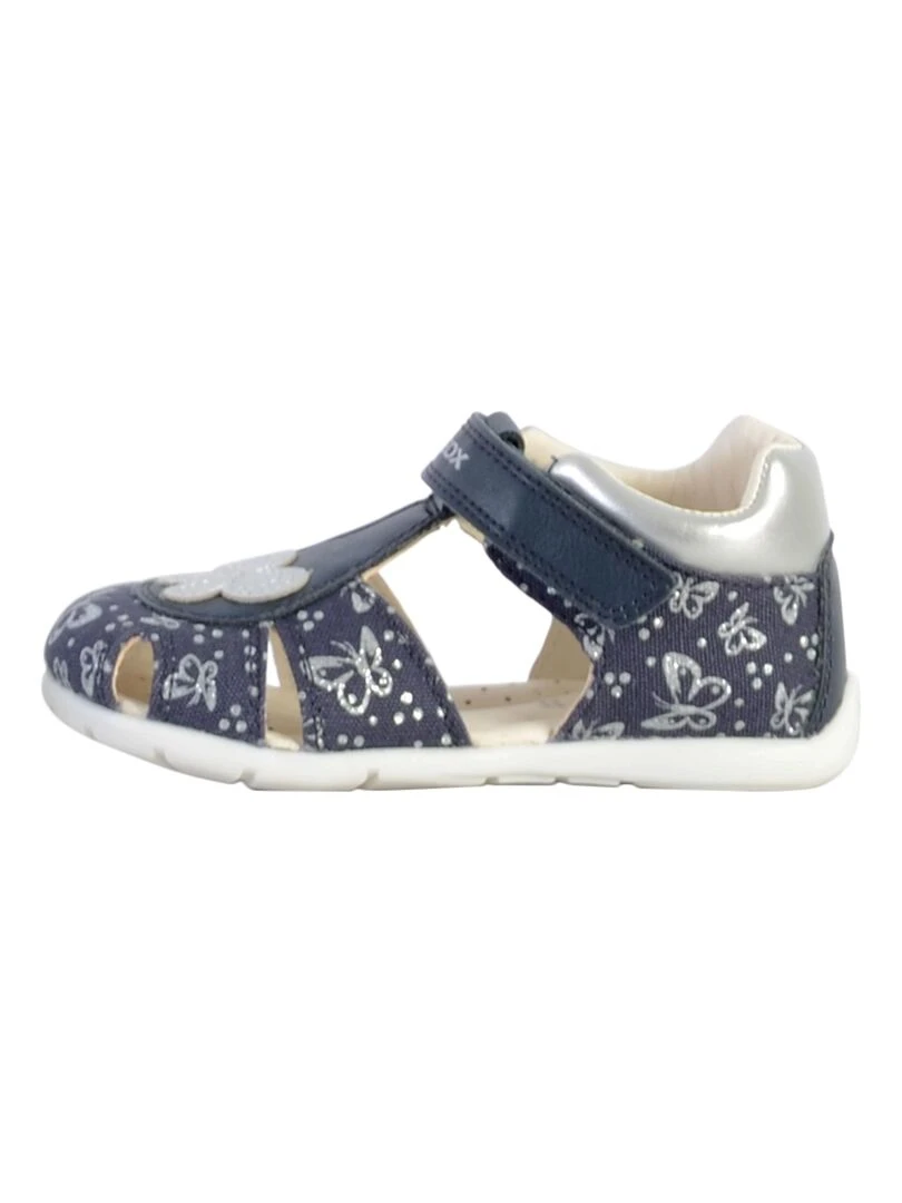 Sandale à Scratch Plate Geox Enfant Elthan Bleu marine