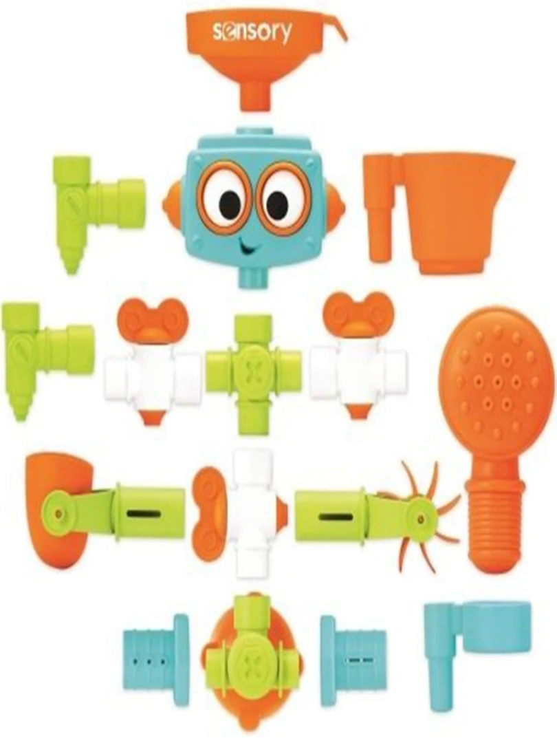 Jouet de bain à ventouse robot Sensory N/A