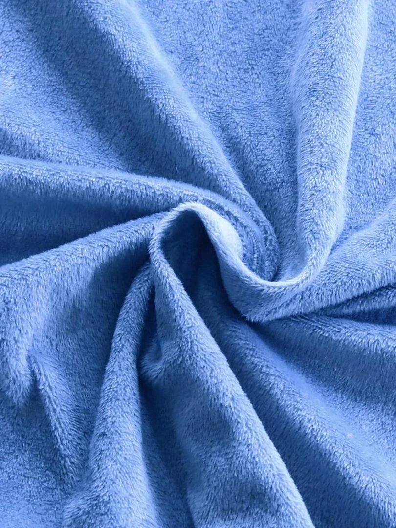 Coussin de Grossesse et d'Allaitement Velours 150x80 cm   Déhoussable   Bananair   Bleu