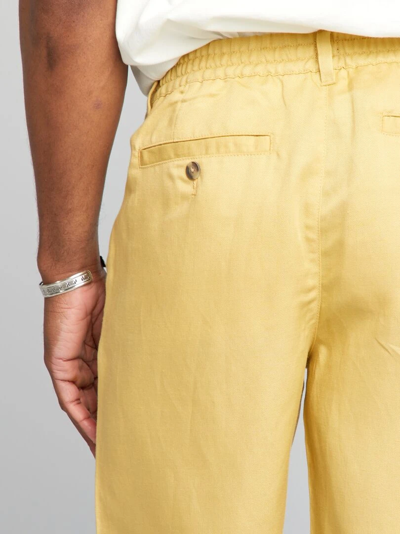 Bermuda en lin   Beige