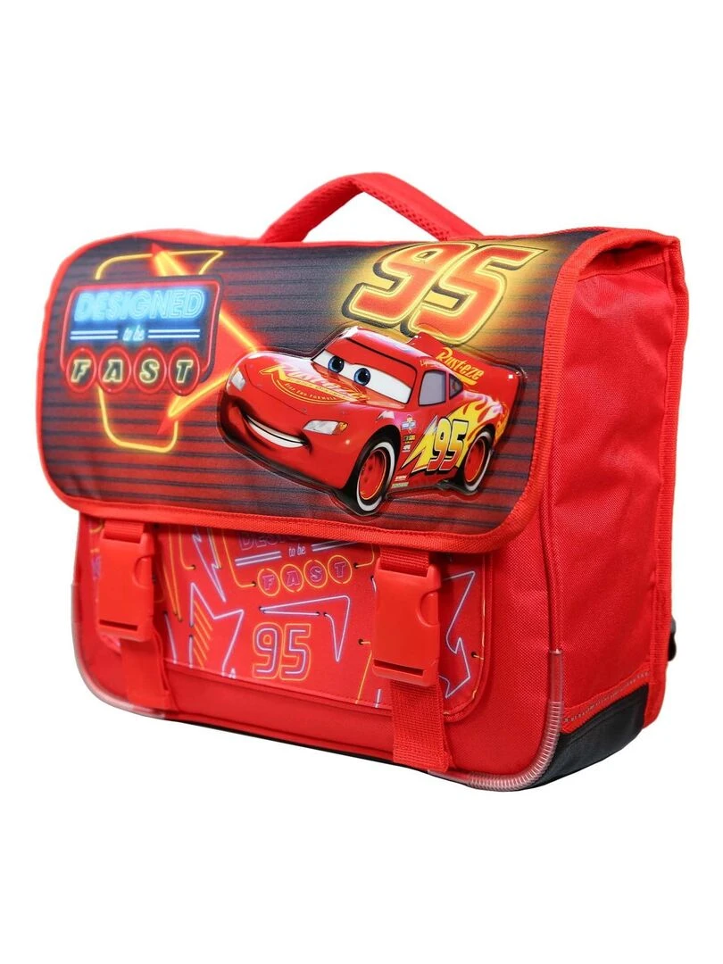 BAGTROTTER Cartable 38 cm Disney Cars Rouge Rouge