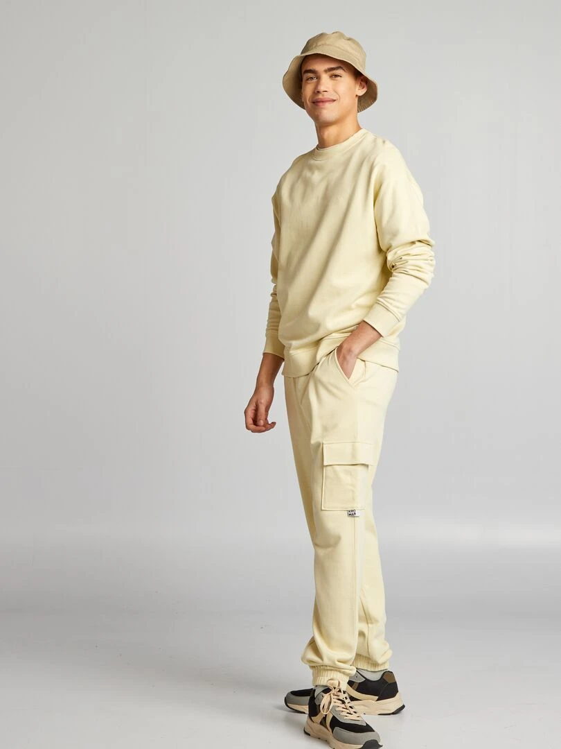 Sweat en molleton Beige