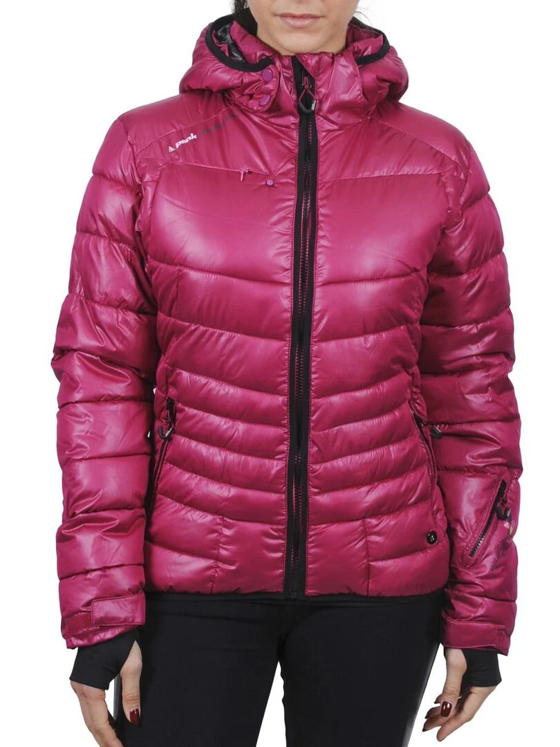 Doudoune de ski femme ALPINE PEAK MOUNTAIN Rose fushia