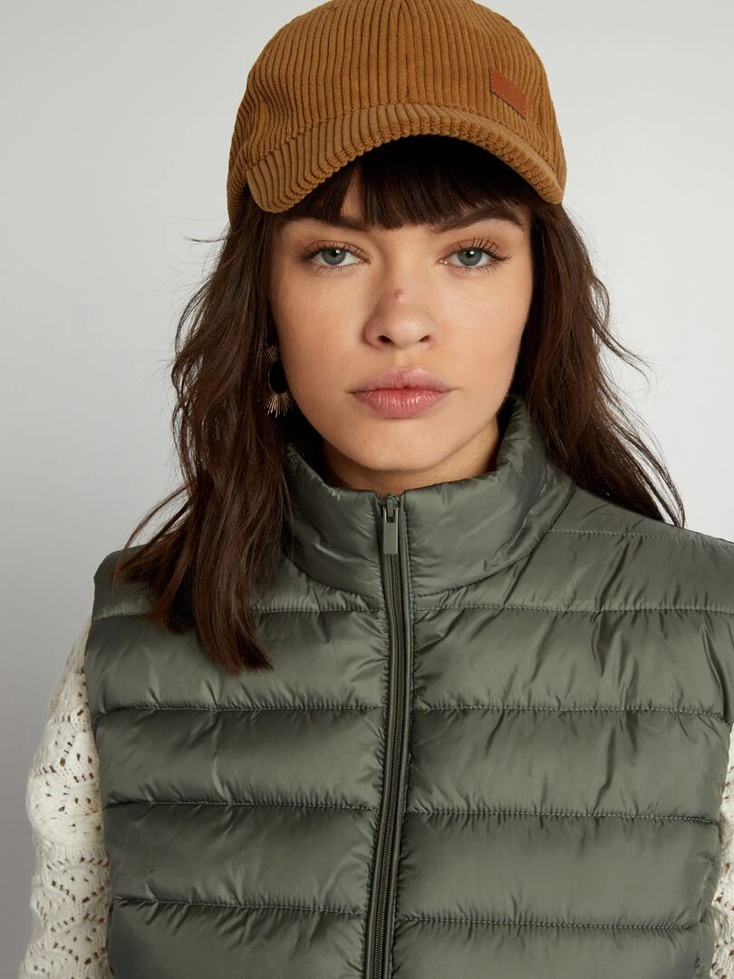 Doudoune sans manches   Kaki