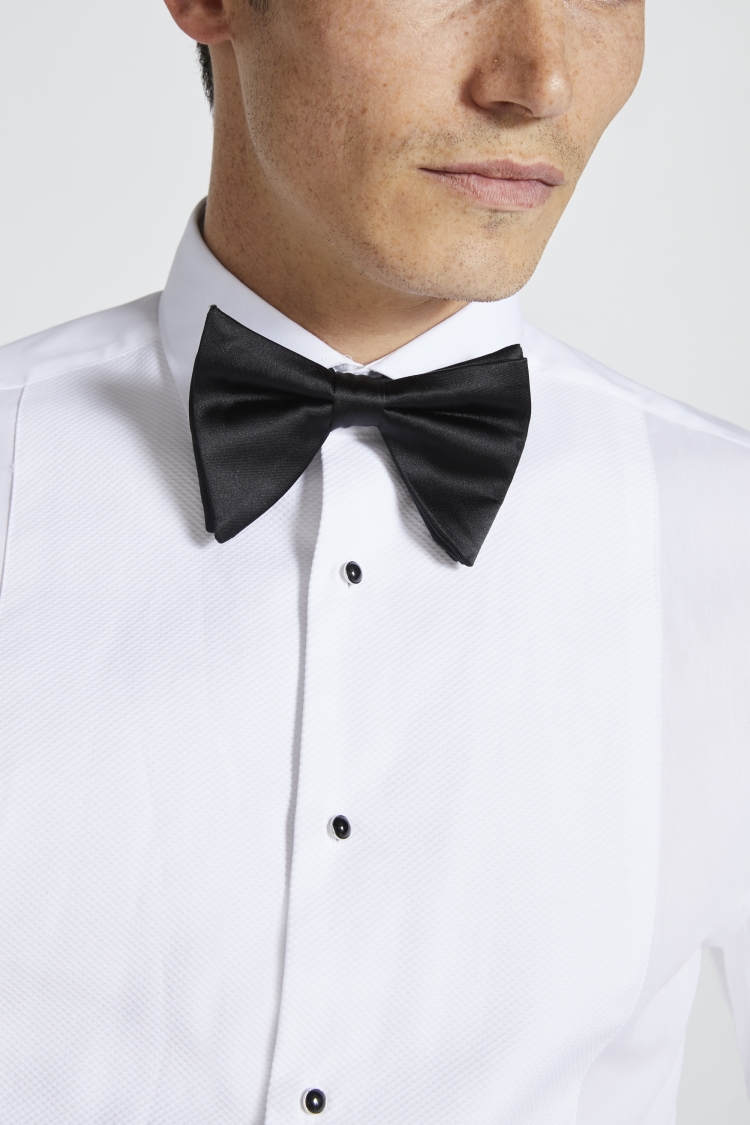 Tailored Fit White Marcella Wing Collar Dress Shirt   Buy Online at Moss