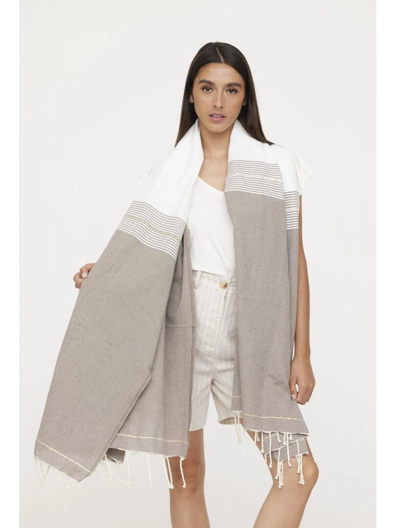 Lee Cooper   Fouta coton  ITTA   Beige