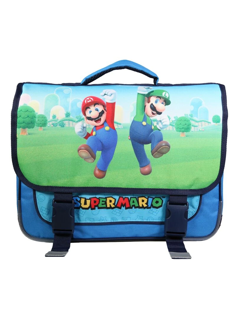 BAGTROTTER Cartable 38 cm Super Mario Bleu Bleu