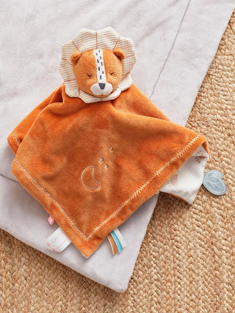Doudou jour & nuit Babou  caramel/écru   Blanc