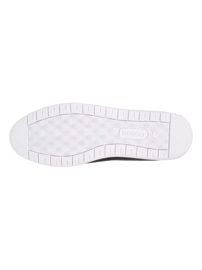 Baskets Confort Homme suédé vieilli Gris   Gris