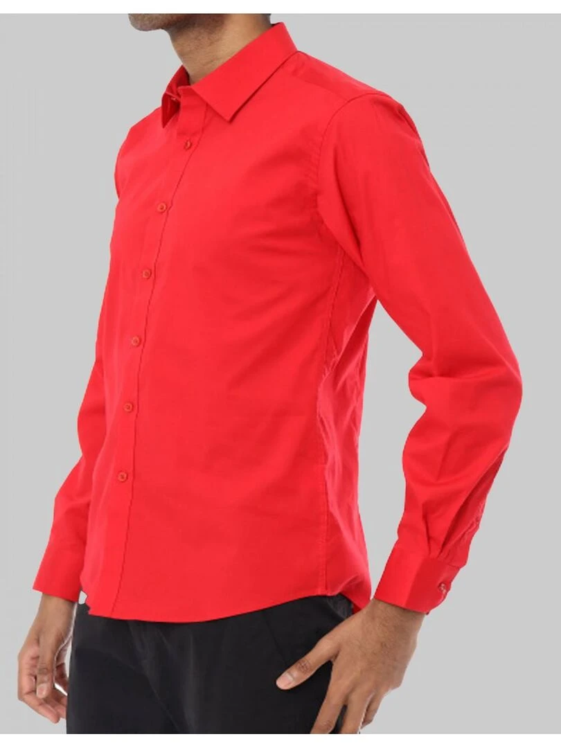 Chemise Kebello Rouge