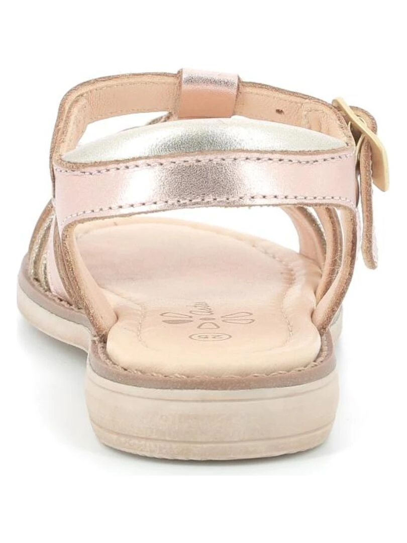 Sandales Cuir Tawina   Rose