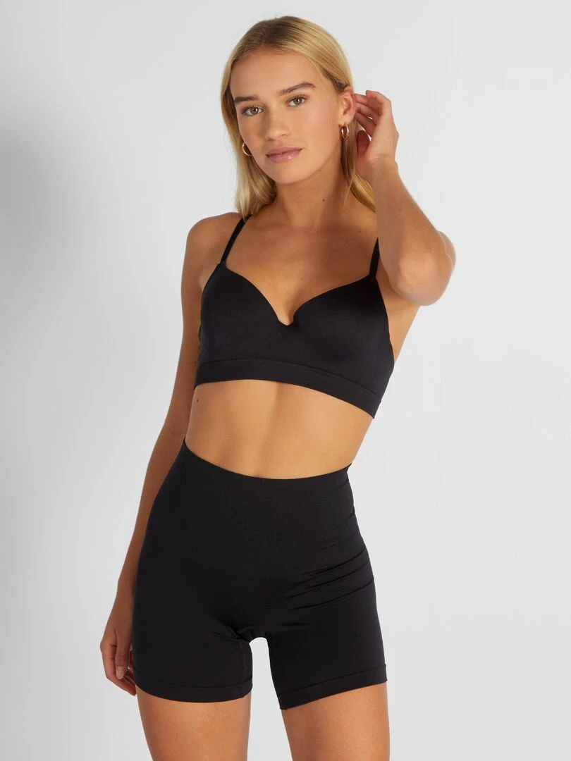 Shorty en microfibre   noir