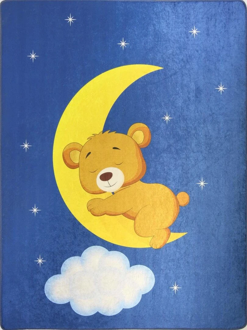 Tapis CLAIR DE LUNE Bleu Bleu