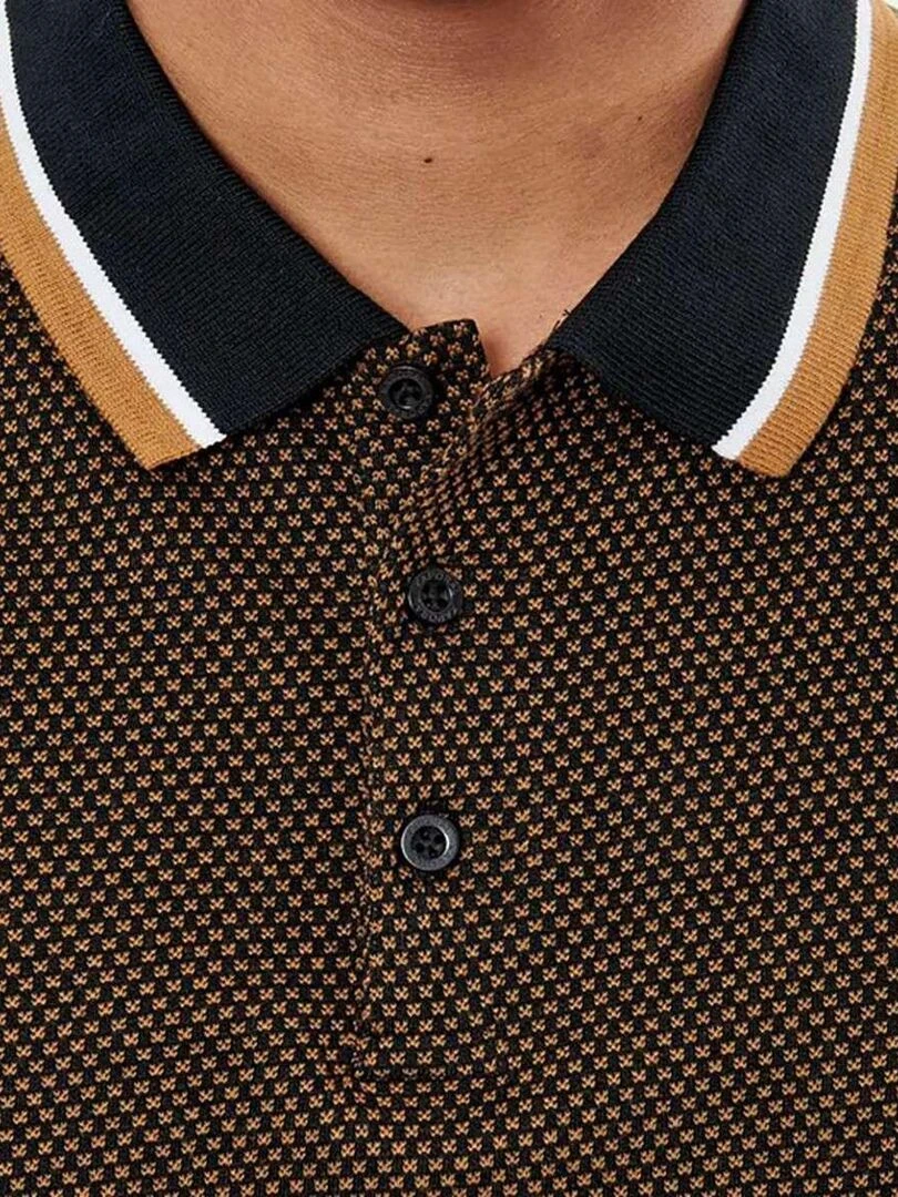 KAPORAL   Polo coton droit   Noir