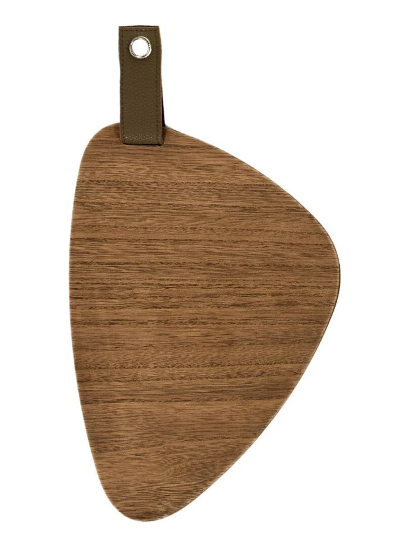 Miroir galet bois 20x30 cm   Marron