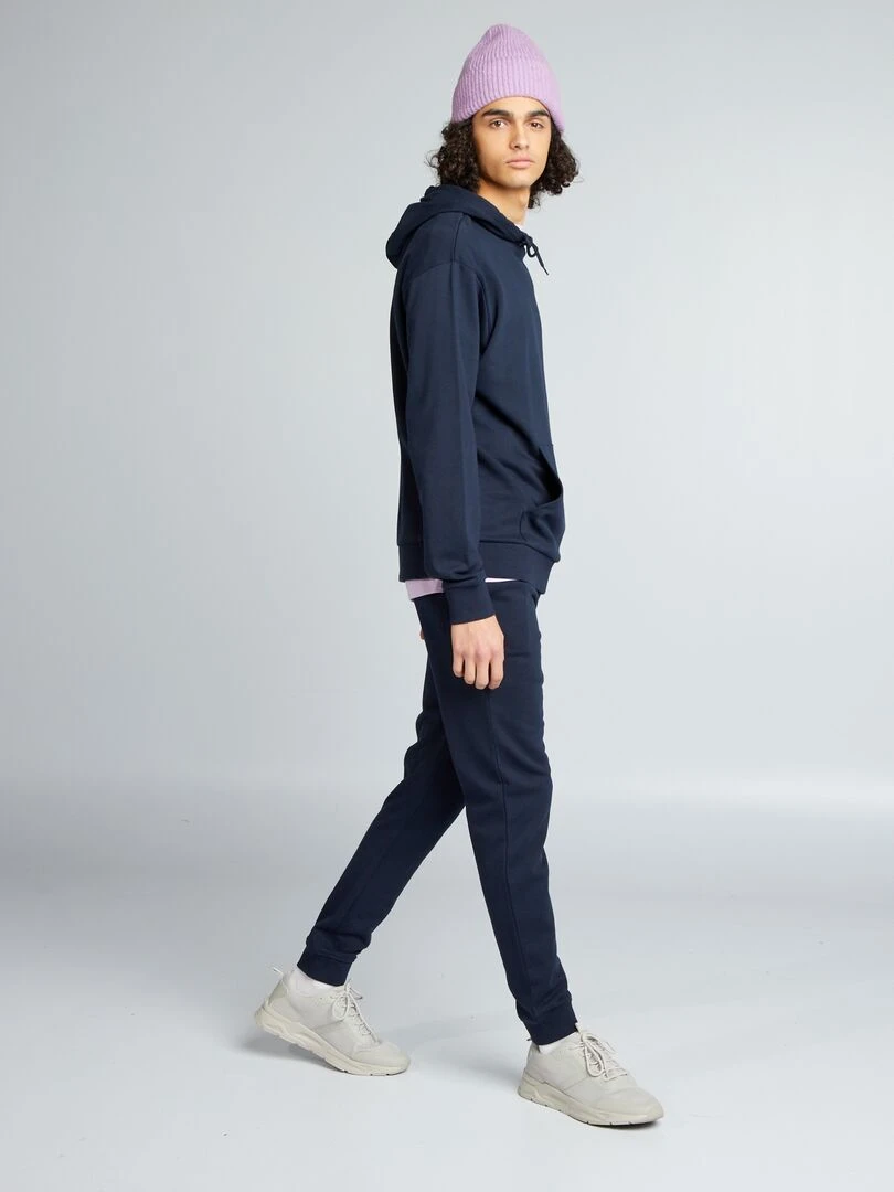 Jogging basique uni Bleu