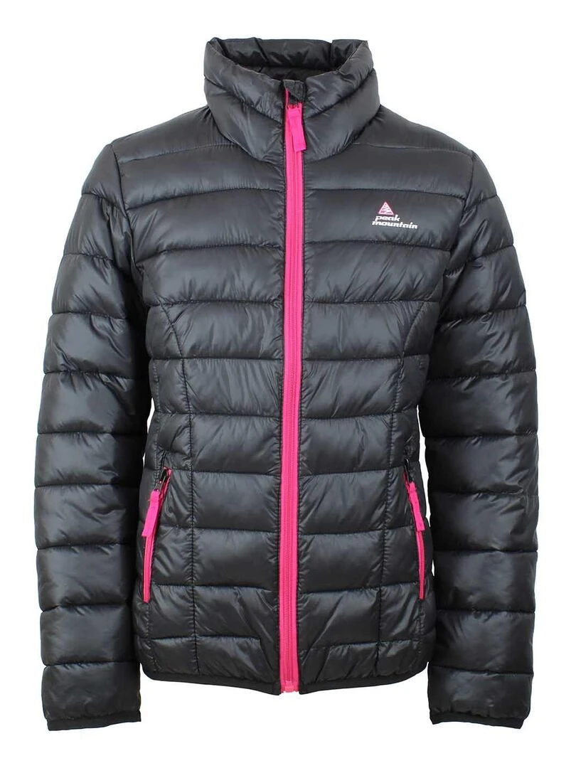 Doudoune fine fille GARO PEAK MOUNTAIN Noir Noir