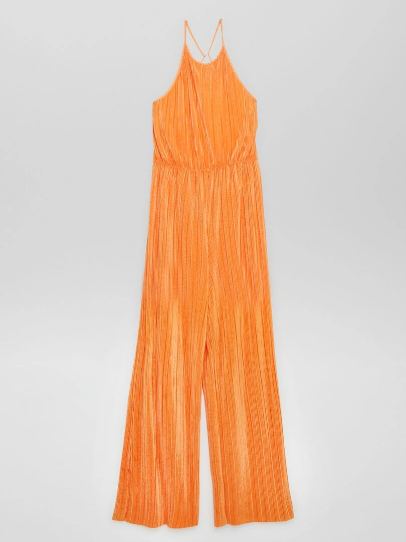 Combinaison longue plissée 'JDY' Orange