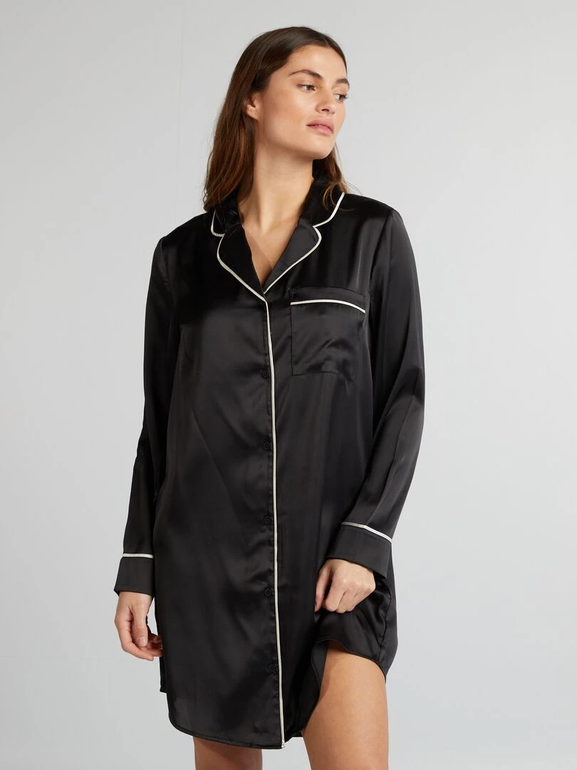 Chemise de nuit noir
