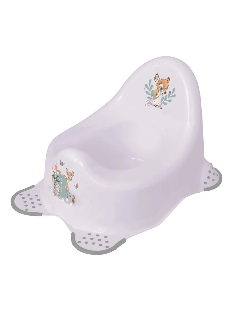 POT BÉBÉ À PIEDS ANTIDÉRAPANT DISNEY "BAMBI" Blanc