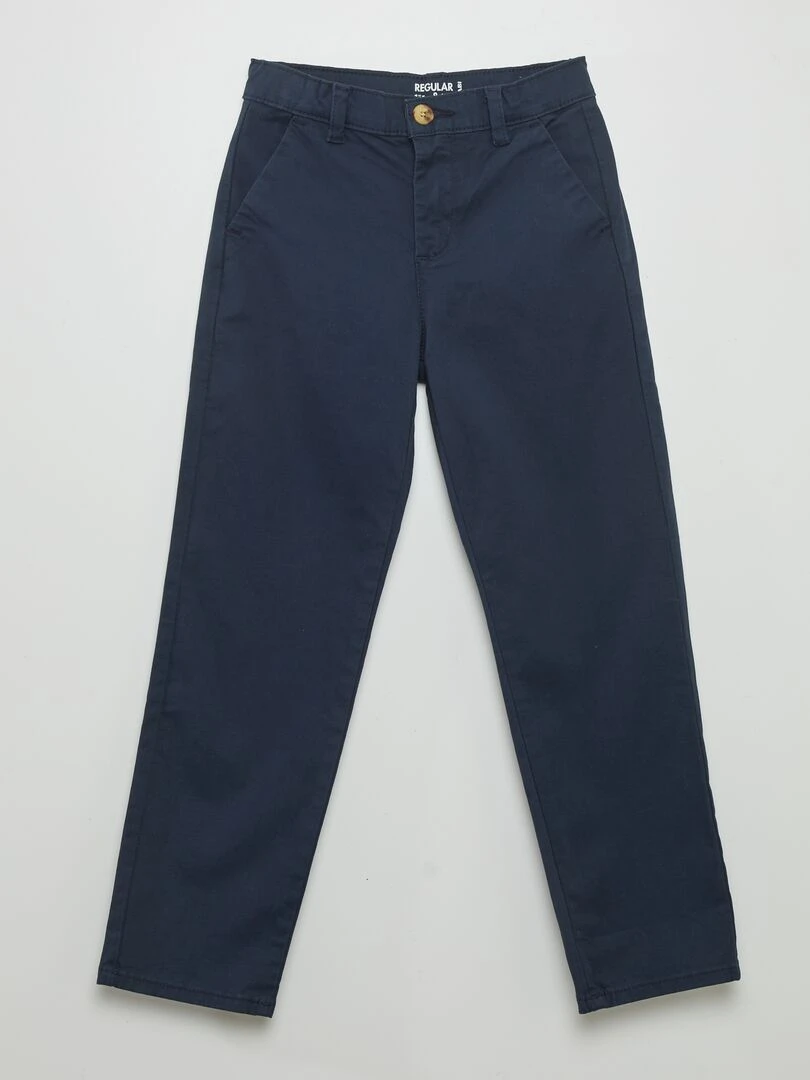 Pantalon chino bleu marine