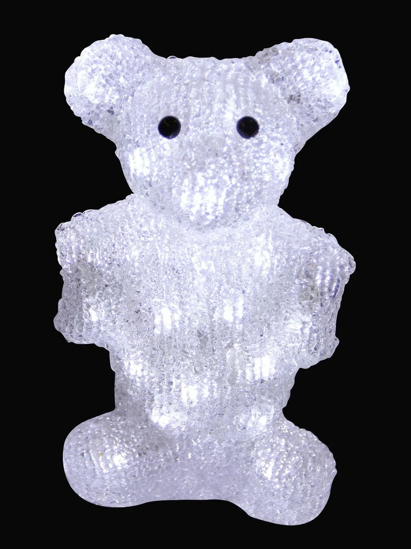 Ourson de noel 20 led Blanc