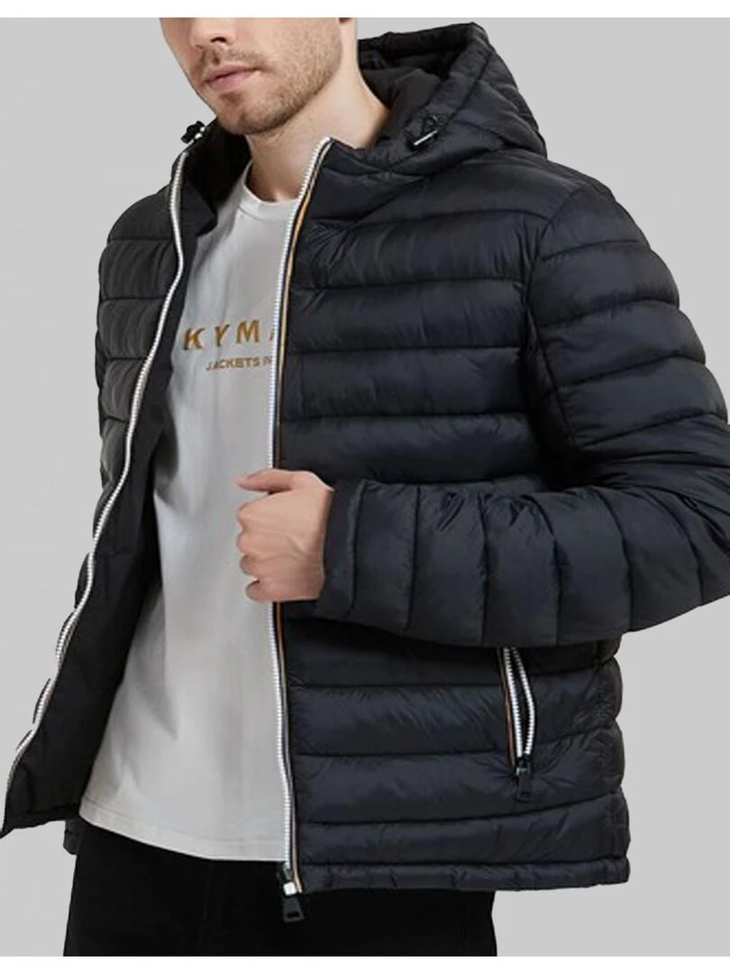 doudoune a capuche Kebello Noir Noir