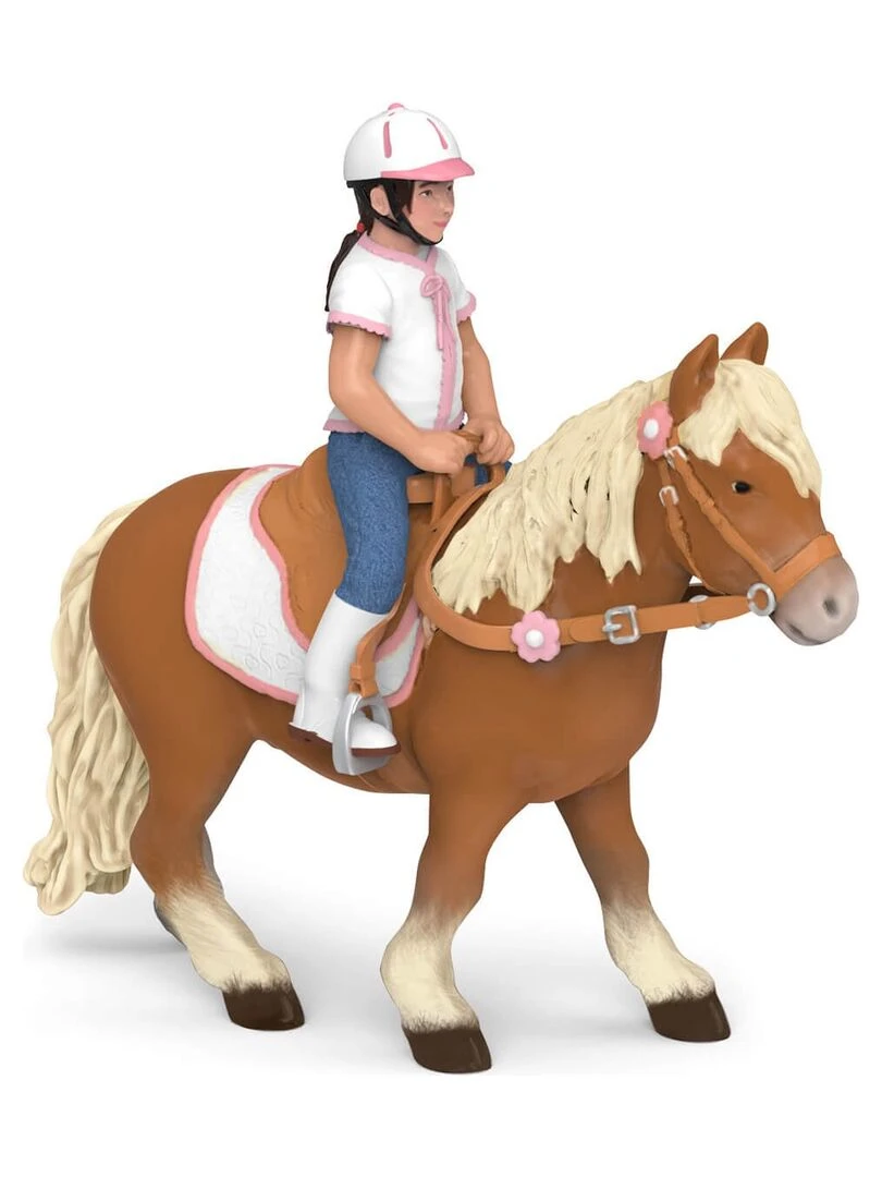 Figurine l'enfant cavalière N/A