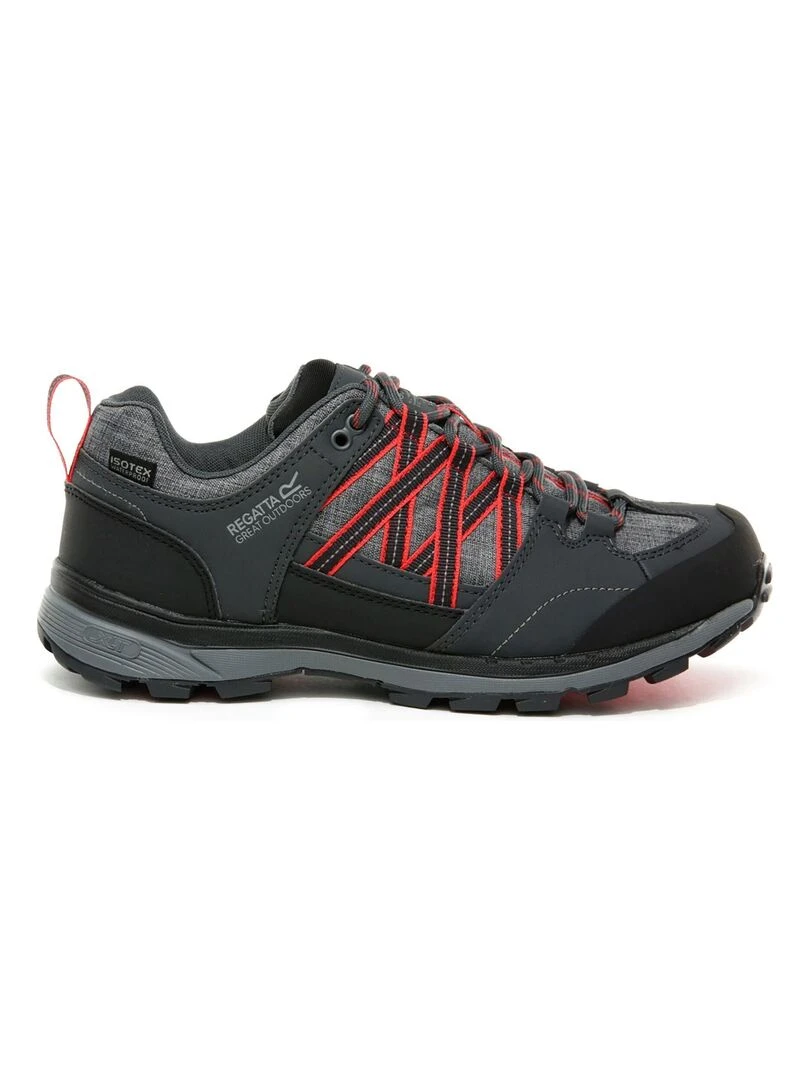 Regatta   Chaussures de randonnée SAMARIS   Gris Rouge